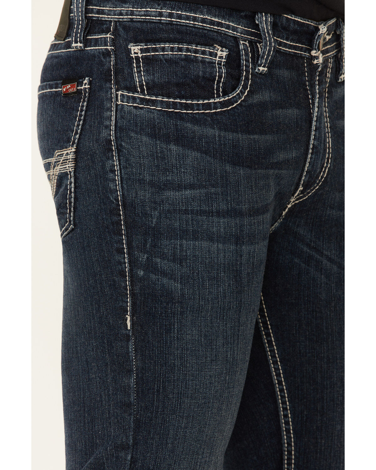 Image #4 - Rock & Roll Denim Men's FR Dark Reflex Revolver Slim Straight Work Jeans, , hi-res