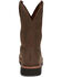 Image #5 - Justin Men's Carbide Pull-On Work Boots - Steel Toe, Brown, hi-res