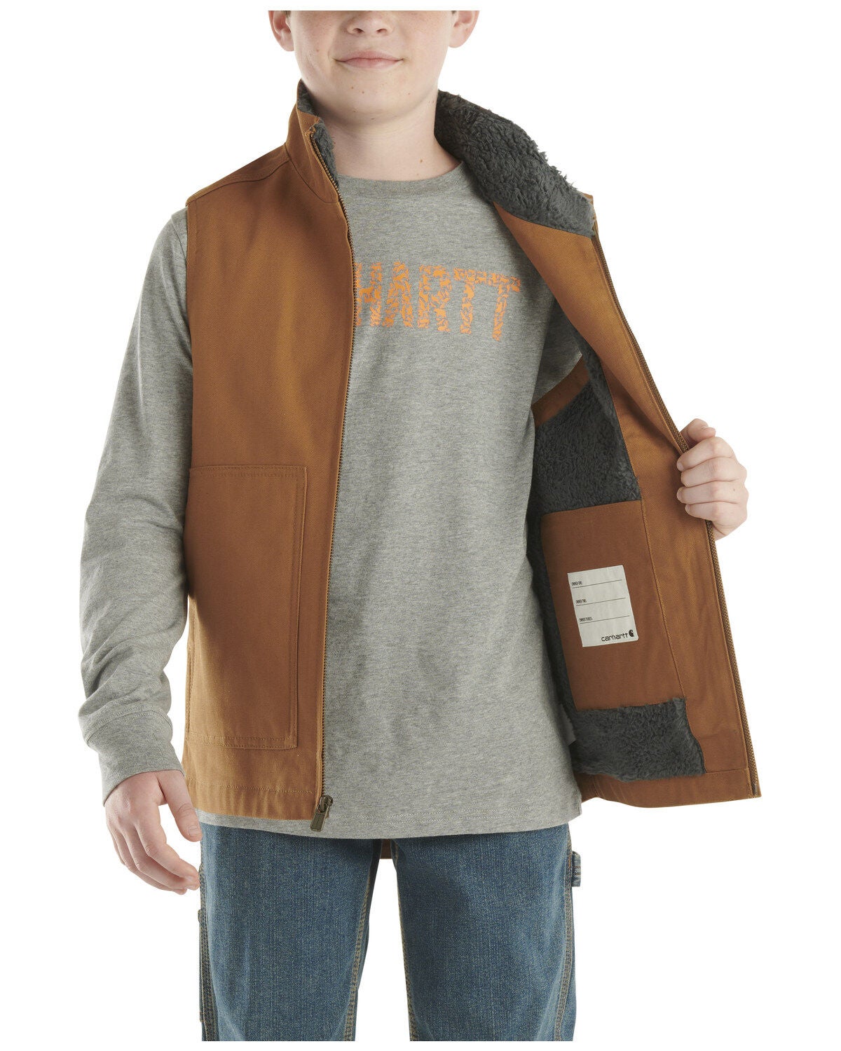 carhartt men's canvas vest