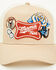 Image #1 - Idyllwind Women's Mama Tried Multi-Patch Ball Cap, Tan, hi-res