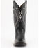 Image #4 - Ferrini Men's Lizard Western Boots - Square Toe, Black, hi-res
