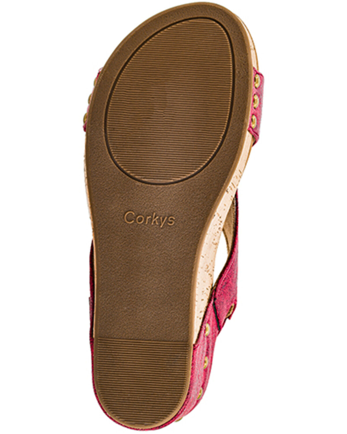 Image #5 - Corkys Women's Carley Sandals, Red, hi-res