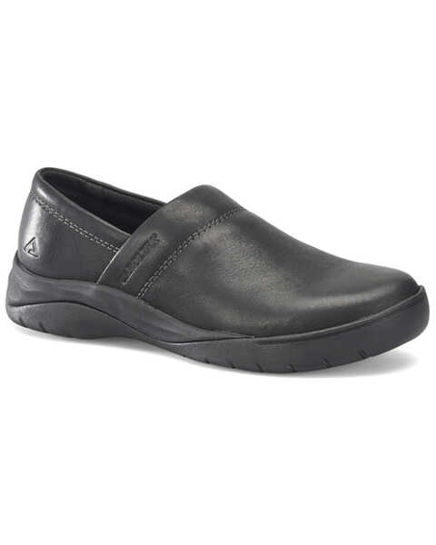 Image #1 - Carolina Women's Align Talux 2" Slip-On Soft Work Clog Shoes, Black, hi-res