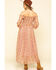 Image #6 - Molly Bracken Women's Pink Print Smock Midi Dress, , hi-res