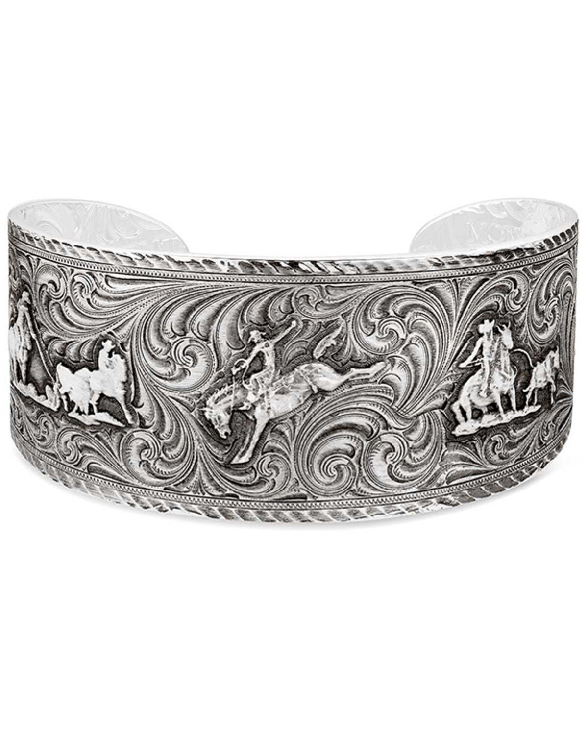 Montana Silversmiths Women's Picture Perfect Cuff Bracelet, Silver, hi-res