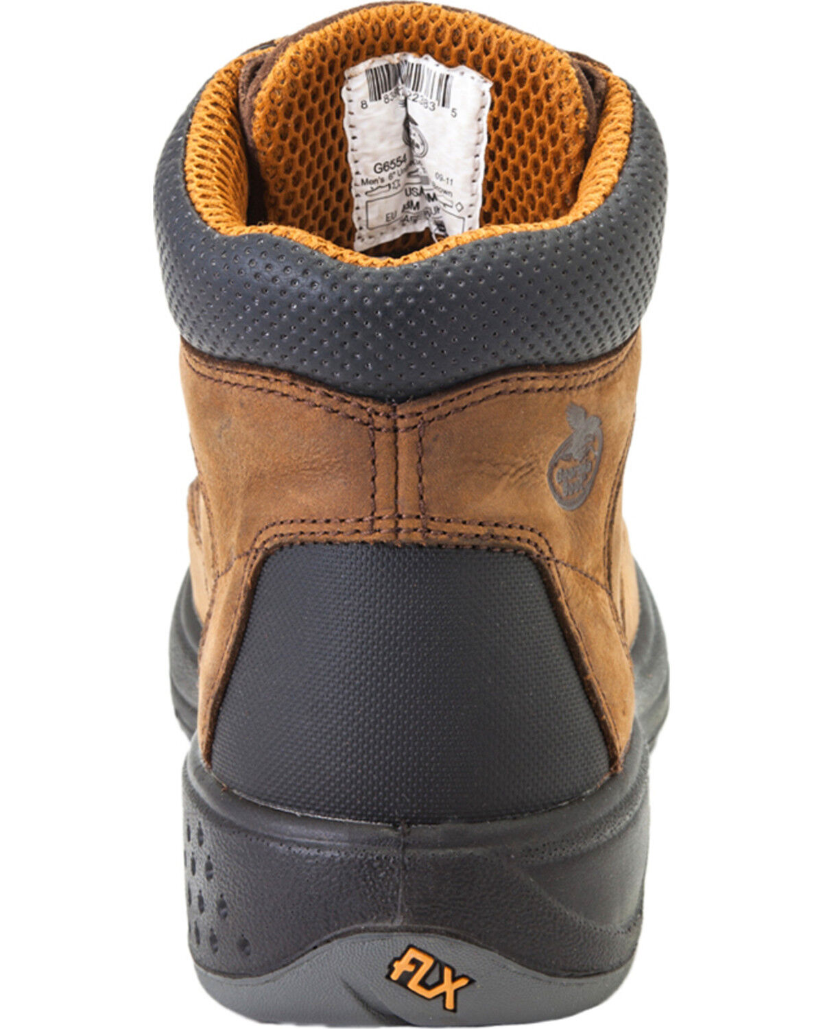 Image #7 - Georgia Men's Composite Toe FLXpoint Work Boots, Brown, hi-res