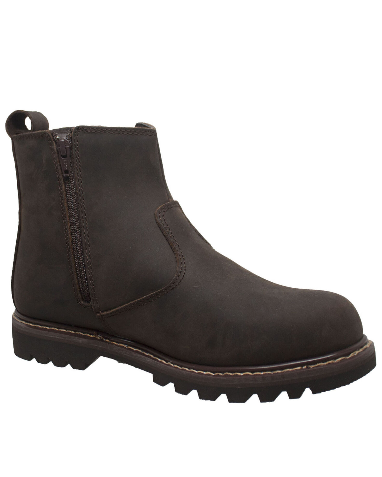 Image #1 - Ad Tec Men's Australian Ankle Work Boots - Soft Toe, Brown, hi-res
