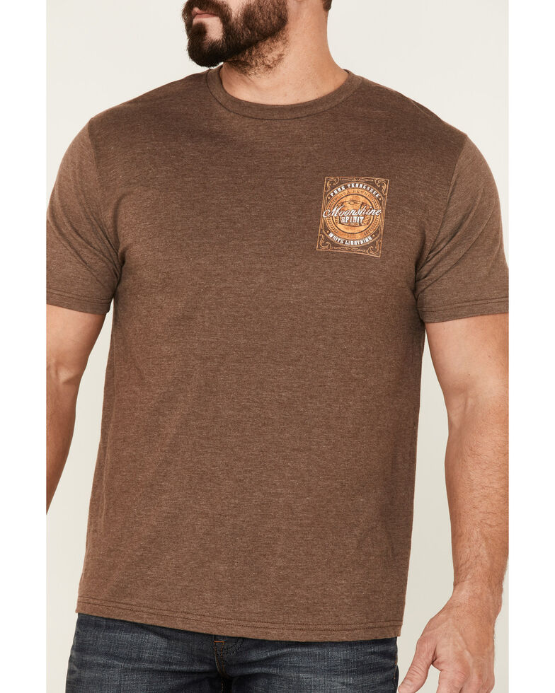 dark brown graphic tees