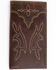 Cody James Men's Rodeo Stitched Leather Wallet , Brown, hi-res