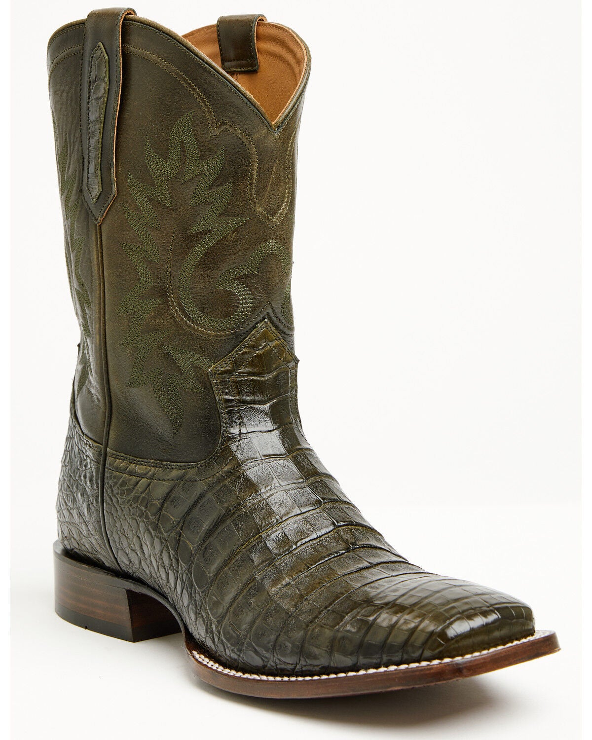 Cody James Black 1978&reg; Men's The Hayward Exotic Caiman Belly Western Boots - Broad Square Toe, Green, hi-res