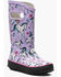 Bogs Girls' Unicorn Rain Boots - Round Toe, Lavender, hi-res