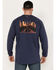 Image #1 - Ariat Men's Rebar FR Air Refinery Henley Long Sleeve Work Shirt - Tall, Navy, hi-res