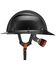 Image #2 - Lift Safety DAX Carbon Full Brim Gloss Hard Hat, Charcoal, hi-res