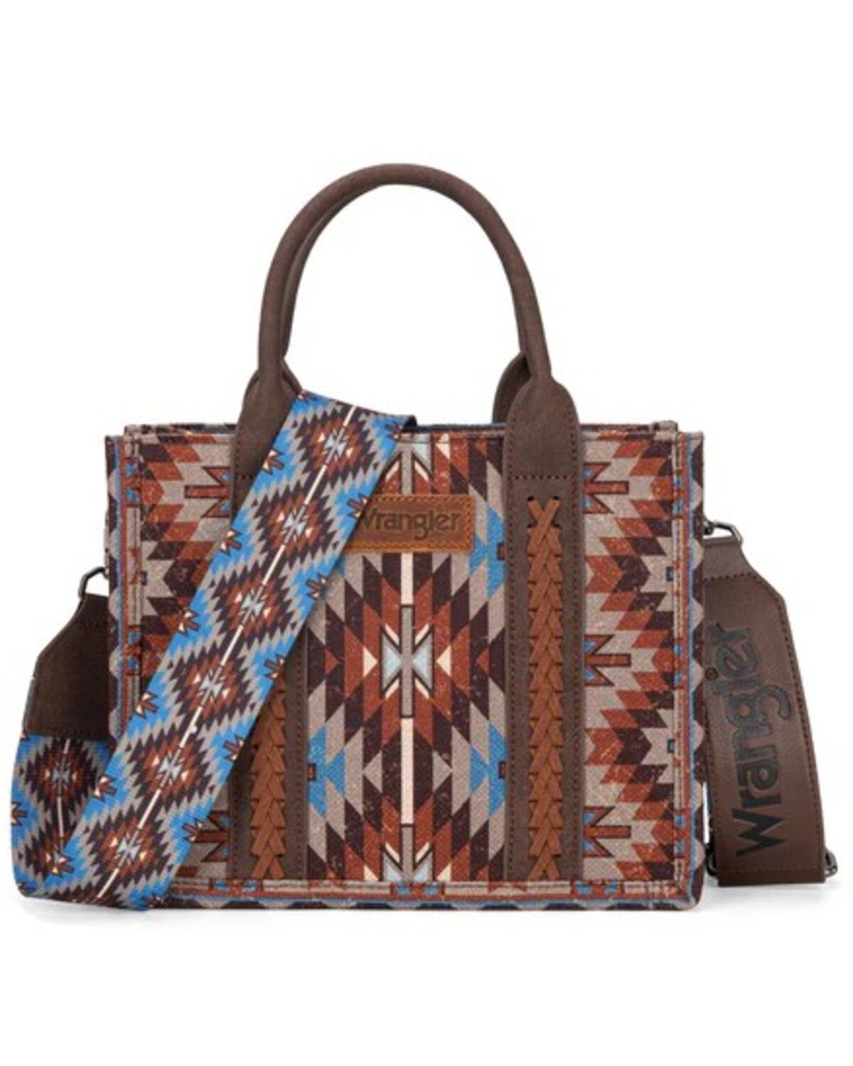 Product Name:  Wrangler Women's Southwestern Print Canvas Crossbody Bag