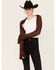 Image #2 - Beyond The Radar Women's Crochet Shrug, Brown, hi-res