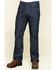 Ariat Men's M4 FR Armor Low Stretch Relaxed Bootcut Work Jeans , Blue, hi-res