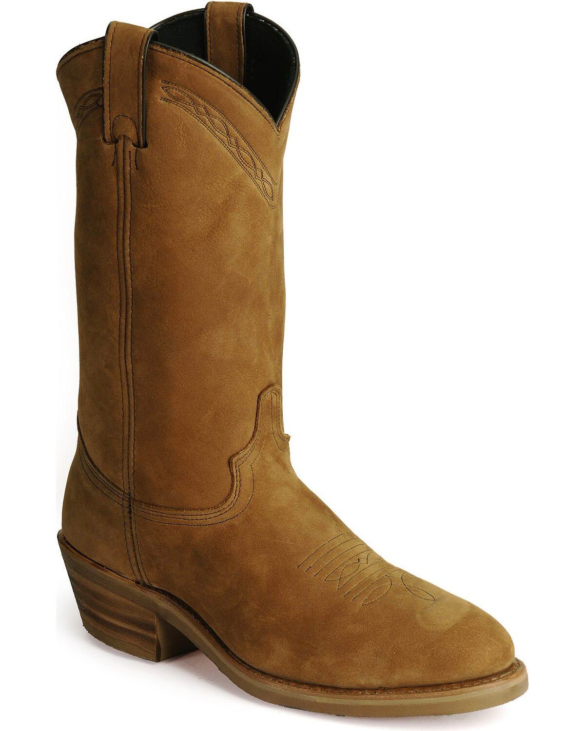 Sage by Abilene Men's Cole 12 inch Black Harness Western Boots 3010