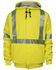 Image #1 - National Safety Apparel Men's 2X-3X FR Vizable Hi-Vis Waffle Weave Zip Front Work Sweatshirt - Tall, Bright Yellow, hi-res