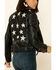 Mauritius Women's Christy Scatter Star Leather Jacket , Black, hi-res