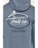 Image #4 - Troll Co Men's Skeleton Hooded Sweatshirt, Blue, hi-res