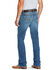 Image #1 - Ariat Men's M2 Relaxed Stretch Legacy Bootcut Stretch Denim Jeans - Big, Blue, hi-res