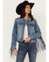Image #2 - Idyllwind Women's Magnolia Embossed Trucker Jacket, , hi-res