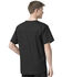 Image #2 - Carhartt Men's Slim Fit Six Pocket V-Neck Scrub Top, Black, hi-res