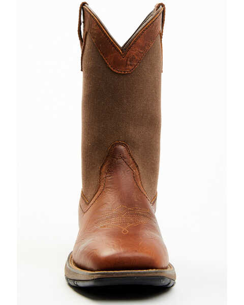 Image #4 - Brothers and Sons Men's Xero Gravity Lite Western Performance Boots - Broad Square Toe, Caramel, hi-res