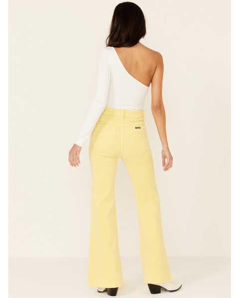Image #4 - Rolla's Women's Eastcoast High Rise Flare Leg Jeans, Yellow, hi-res
