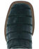 El Dorado Men's Black Exotic Caiman Leather Western Boots - Wide Square Toe, , hi-res