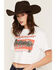 Image #2 - Junk Food Clothing Women's Budweiser Clydesdale Short Sleeve Cropped Graphic Tee, White, hi-res