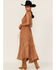 Scully Women's Lace-Up Jacquard Dress, Beige/khaki, hi-res