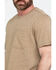 Hawx Men's Pocket Crew Short Sleeve Work T-Shirt , Tan, hi-res
