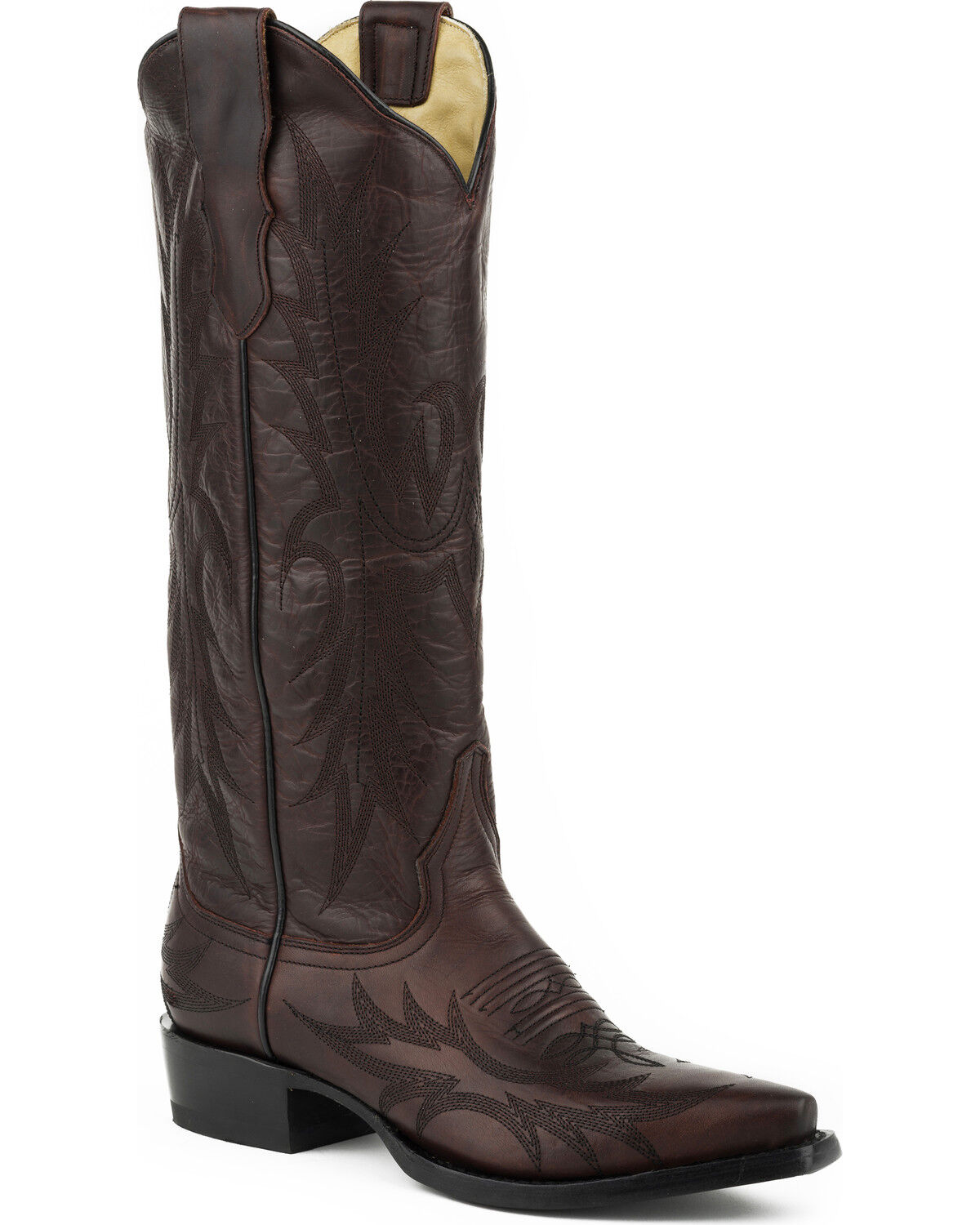 Image #1 - Stetson Women's Violet Burgundy Western Boots - Snip Toe, , hi-res