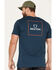 Brixton Men's Alpha Square Logo Graphic T-Shirt, Teal, hi-res