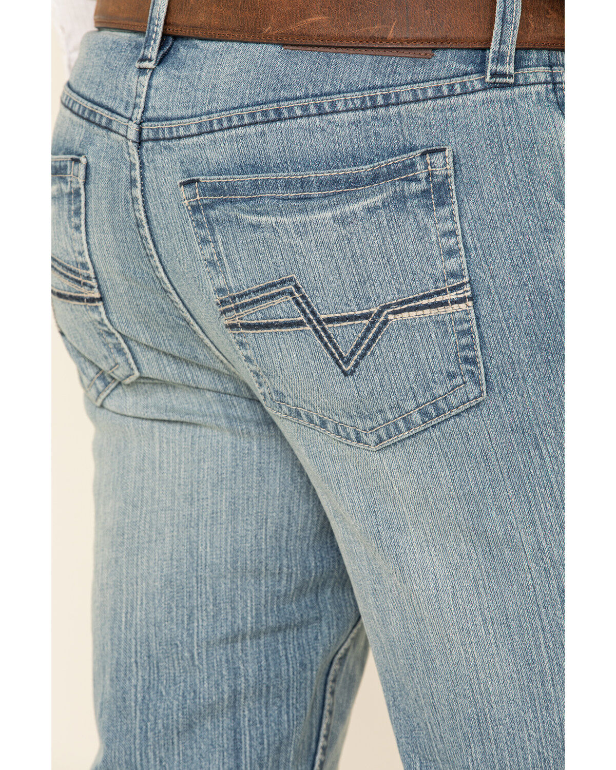 Image #4 - Cody James Men's Crupper Light Wash Stretch Slim Straight Jeans, Blue, hi-res