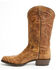 Image #3 - Dan Post Men's Exotic Caiman Makara Tall Western Boots - Round Toe, Brown, hi-res