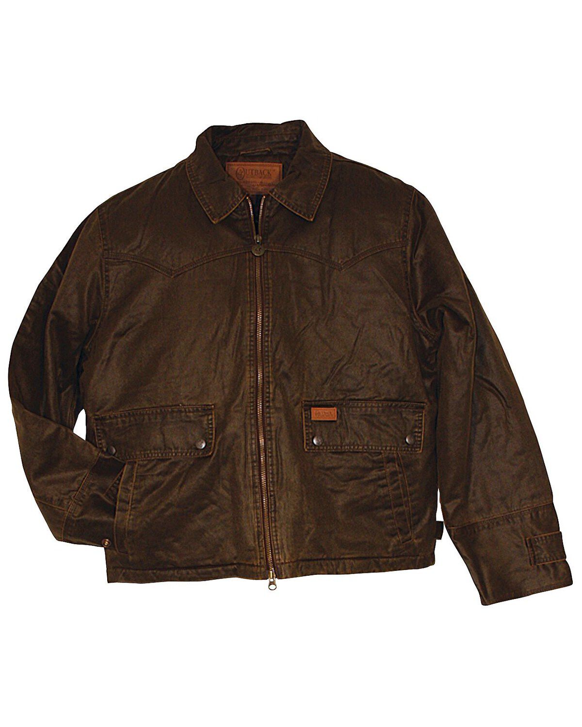 Outback Trading Co. Men's Landsman Jacket, Brown, hi-res
