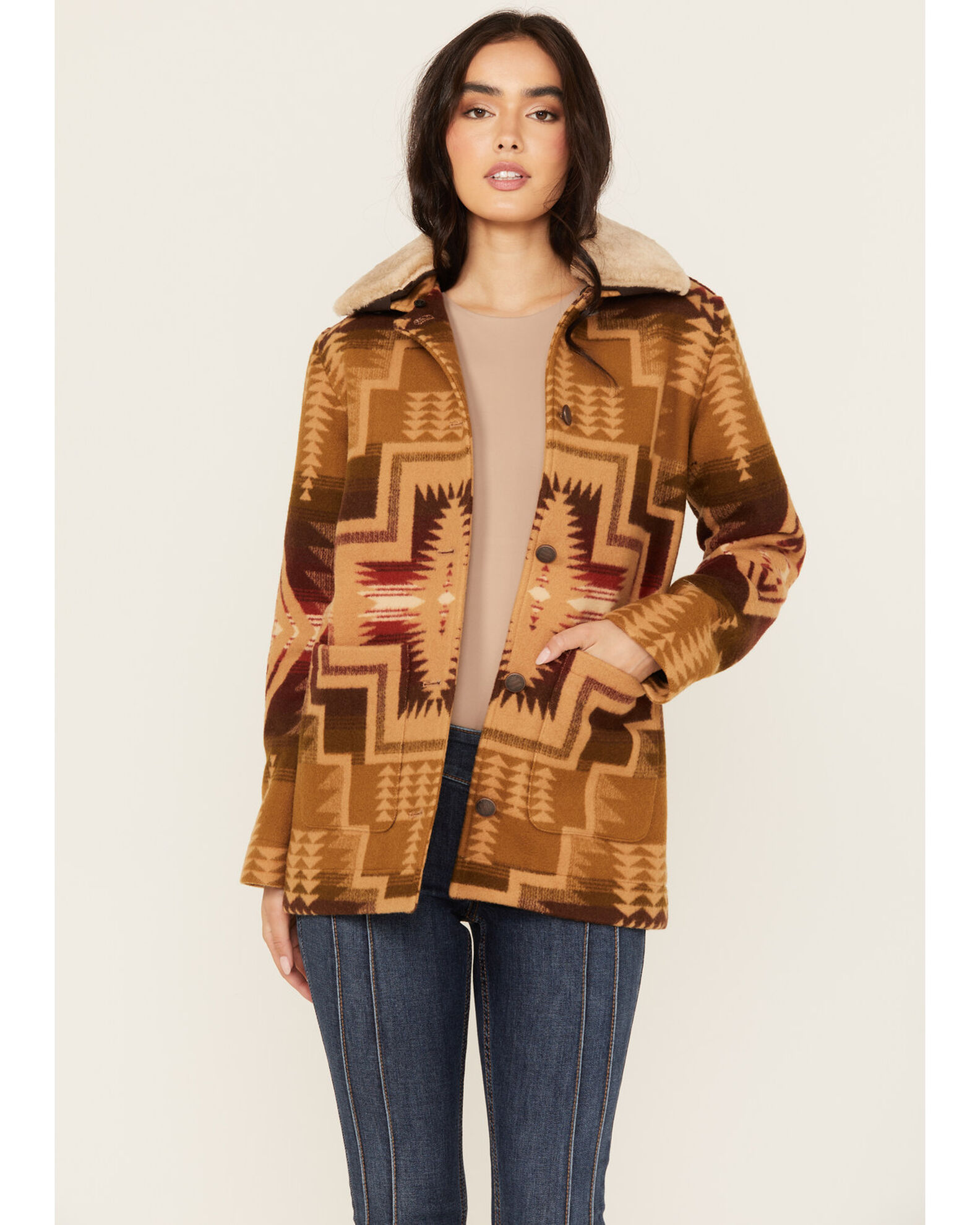 Pendleton coat womens hot sale