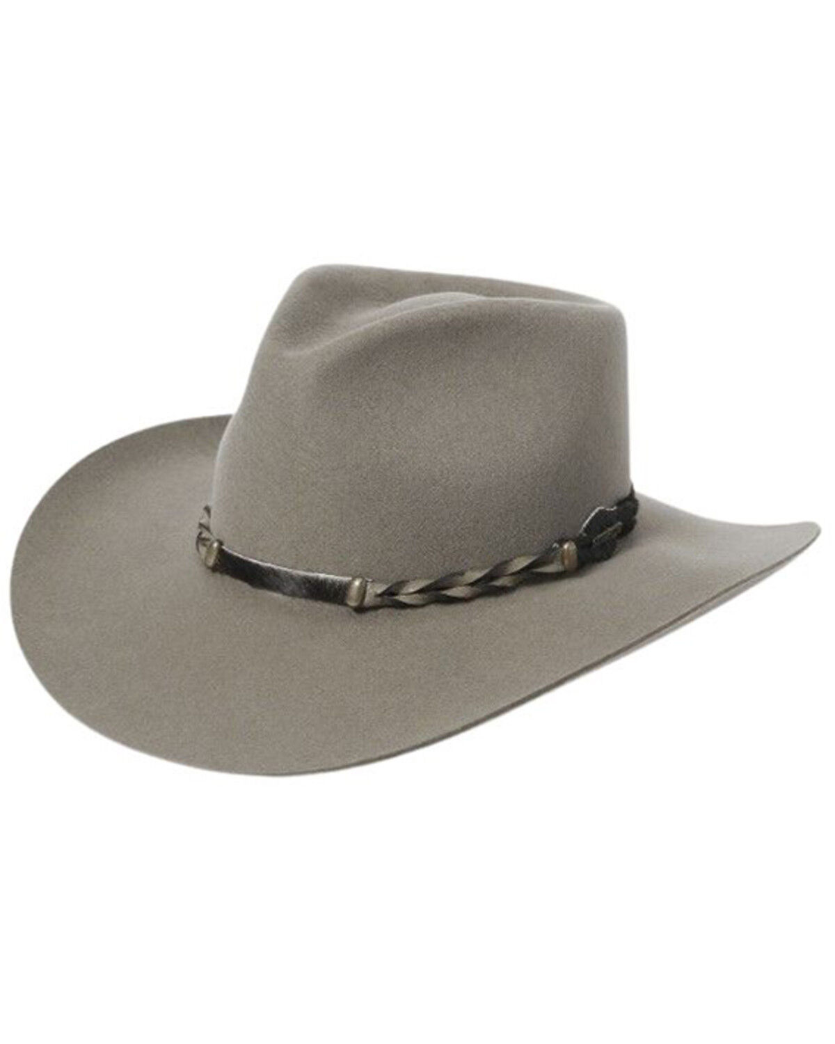 Image #1 - Stetson Drifter 4X Buffalo Fur Felt Hat, Stone, hi-res