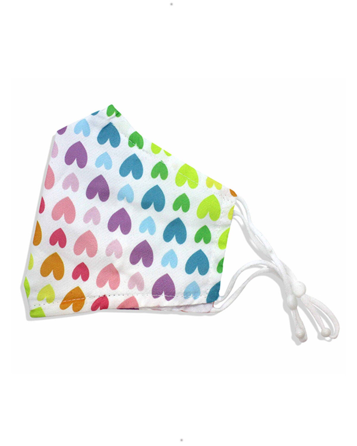 Image #1 - Prime Time Women's Heart Print Single Facemask, Multi, hi-res