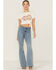 Image #4 - Shyanne Women's Mamacita Needs A Margarita Graphic Tie-Front Short Sleeve Tee, Ivory, hi-res
