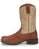 Image #3 - Justin Men's Canter Work Boots - Steel Toe, Brown, hi-res