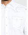 Image #4 - Rock 47 By Wrangler Men's White Solid Long Sleeve Western Shirt , , hi-res