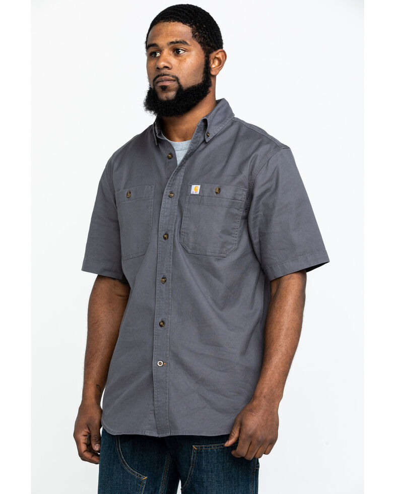 Carhartt Men's Rugged Flex Rigby Short Sleeve Work Shirt | Boot Barn