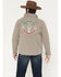 Image #1 - Cowboy Hardware Men's Hecho en Mexico Longhorn Softshell Jacket, Khaki, hi-res