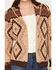 Image #3 - Shyanne Women's Brandi Southwestern Print Button Front Cardigan, Khaki, hi-res