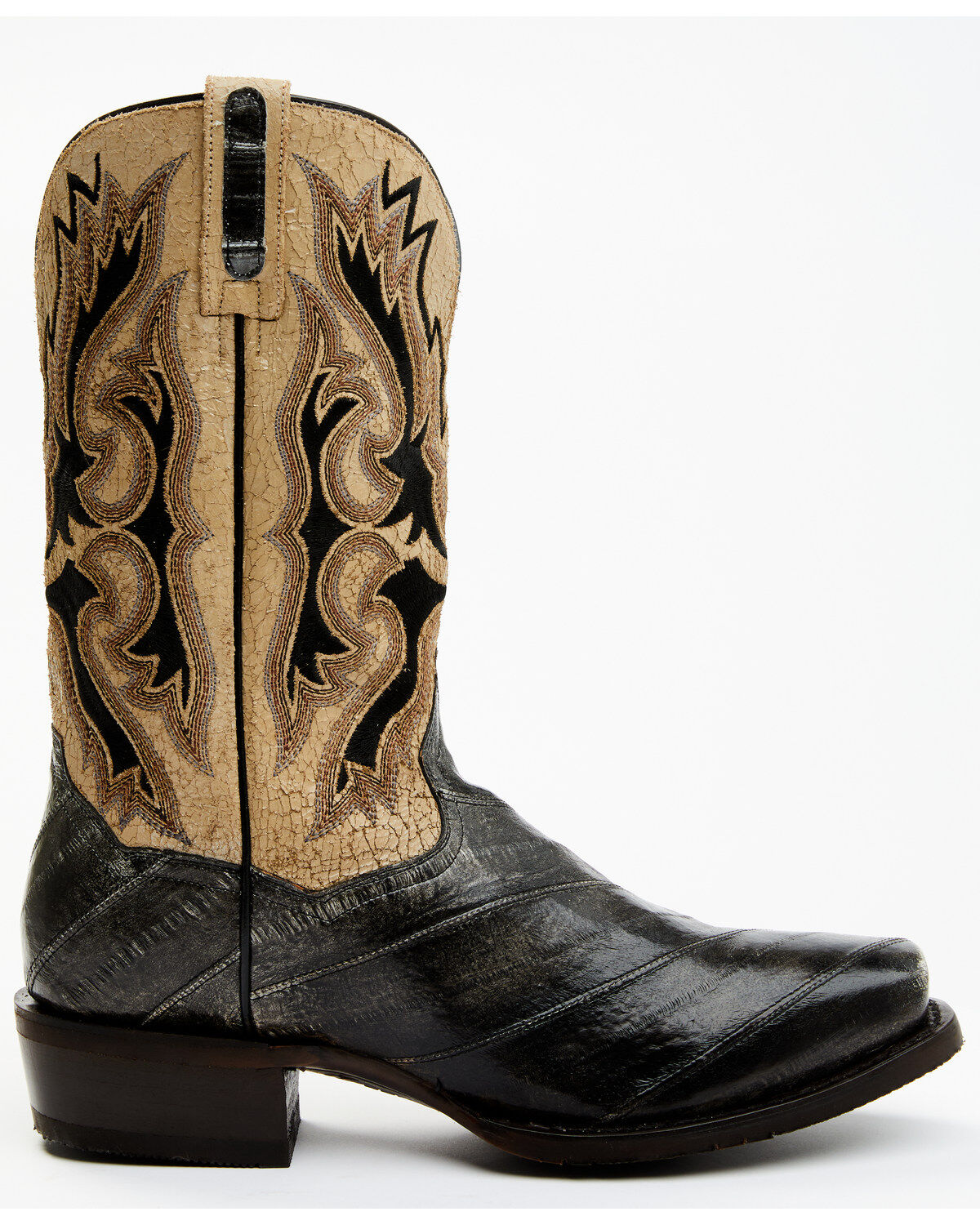 Image #2 - Dan Post Men's Exotic Eel Western Boots - Square Toe, , hi-res
