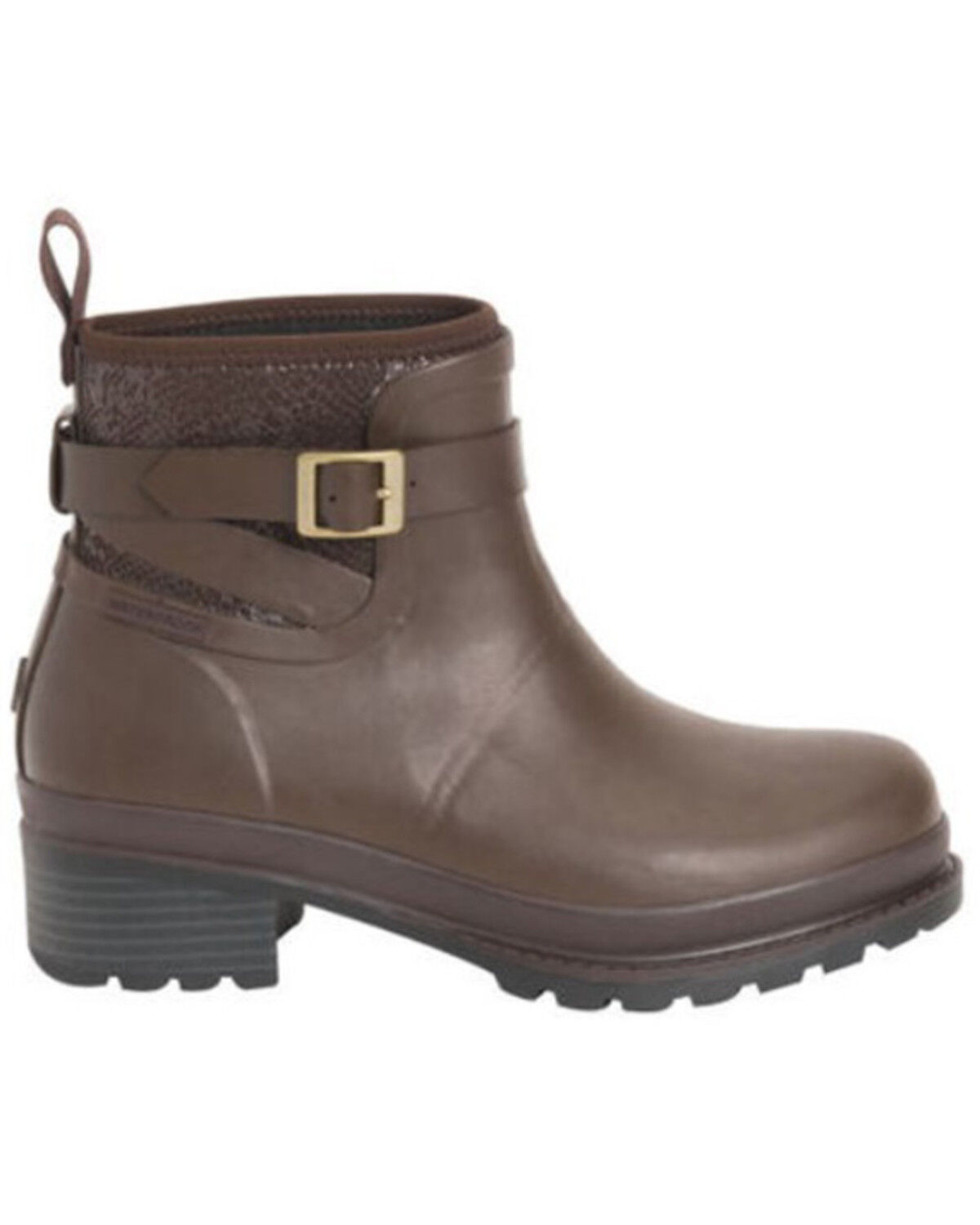 Image #2 - Muck Boots Women's Liberty Ankle Rubber Boots - Round Toe, Brown, hi-res