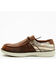 RANK 45 Men's Griffin Patriotic Western Casual Shoes - Moc Toe, Brown, hi-res